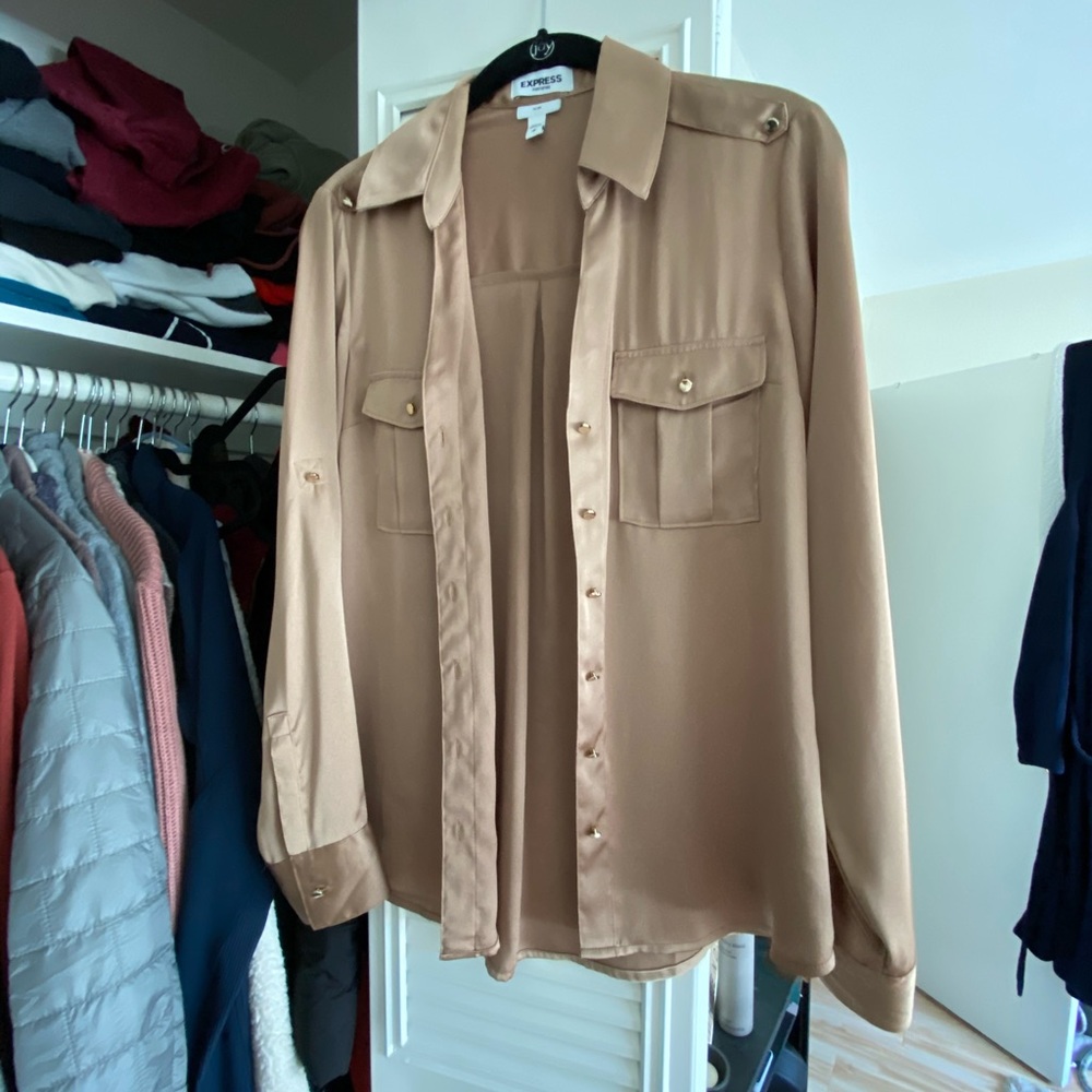 Express Portofino Button Down Dress Shirt